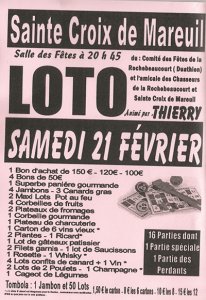 Loto du Duathlon de La Rochebeaucourt